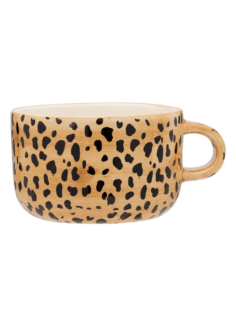 Anna + Nina Leopard kopje 25 cl Bruin - Deal