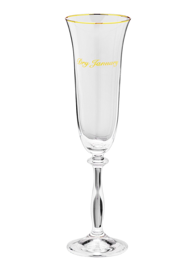 Anna + Nina Dry January champagne glas 20 cl Transparant - Deal