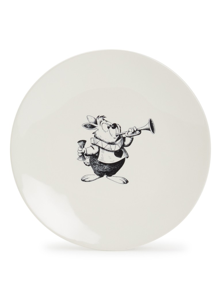 Anna + Nina White Rabbit's Delight gebaksbordje 15 cm Gebroken wit - Deal