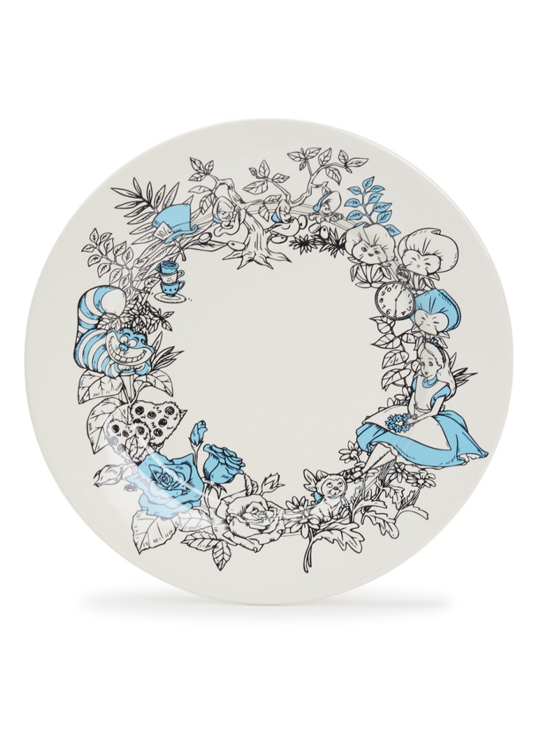 Anna + Nina Wonderland Whimsy ontbijtbord 22,5 cm Gebroken wit - Deal