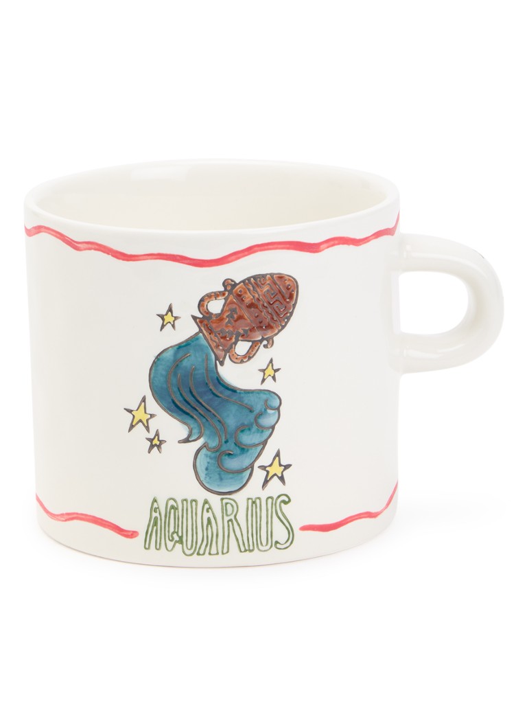 Anna + Nina The Aquarius Zodiac mok 50 cl Gebroken wit - Deal