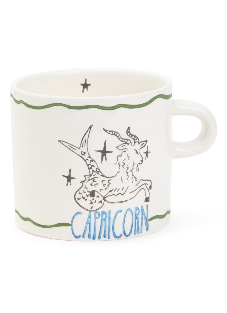 Anna + Nina The Capricorn Zodiac mok 50 cl Gebroken wit - Deal