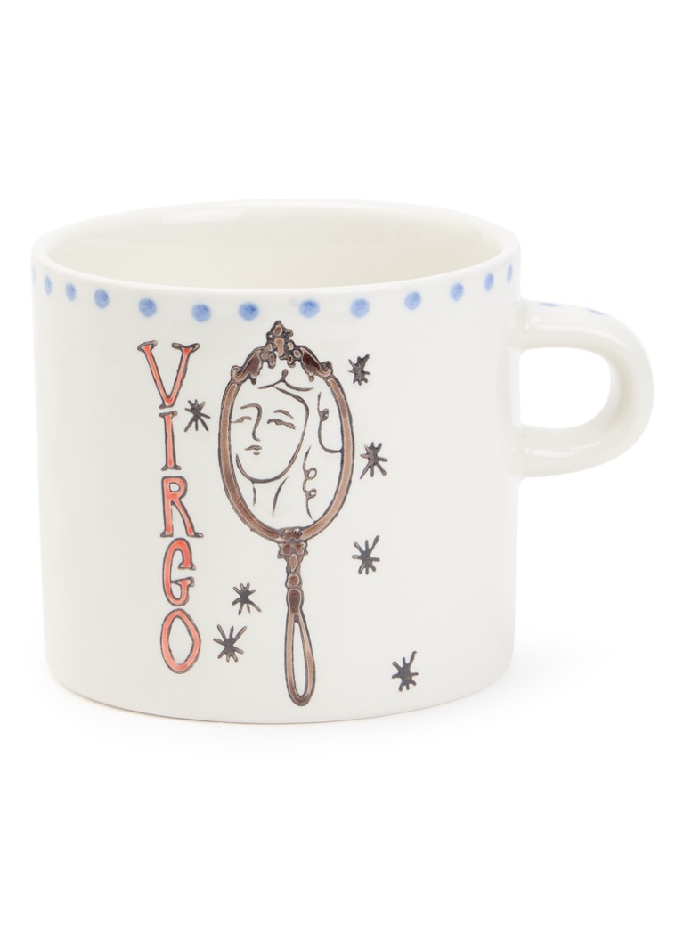 Anna + Nina The Virgo Zodiac mok 50 cl Gebroken wit - Deal