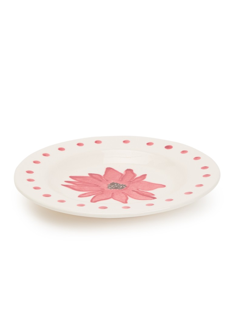 Anna + Nina Fiorita gebaksbordje 15 cm Gebroken wit - Deal