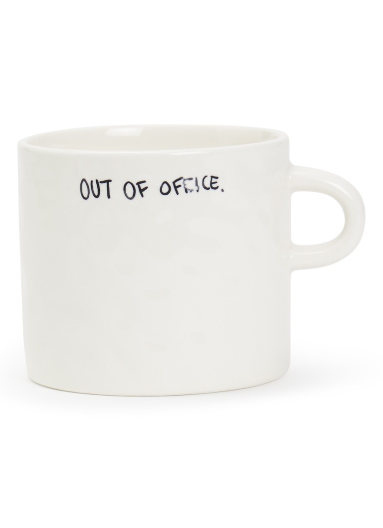 Anna + Nina Out Of Office mok 50 cl Gebroken wit - Deal