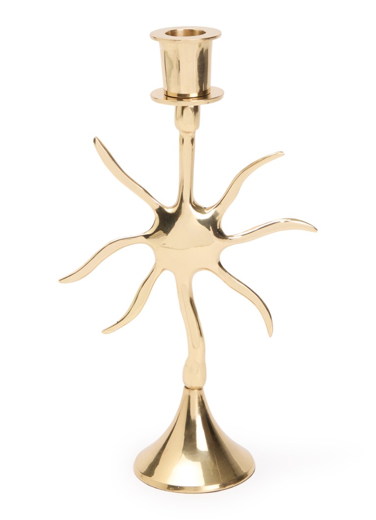 Anna + Nina Sunny kandelaar 25 cm Goud - Deal