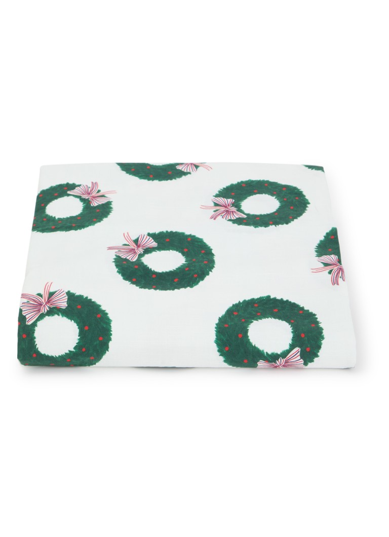 Anna + Nina Wreaths Galore tafelkleed 240 x 140 cm Wit - Deal