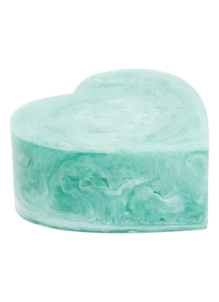 Anna + Nina Baby Blues Heart opbergdoos Turquoise - Deal