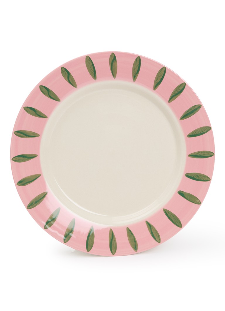 Anna + Nina Rosebud ontbijtbord 22 cm Roze - Deal