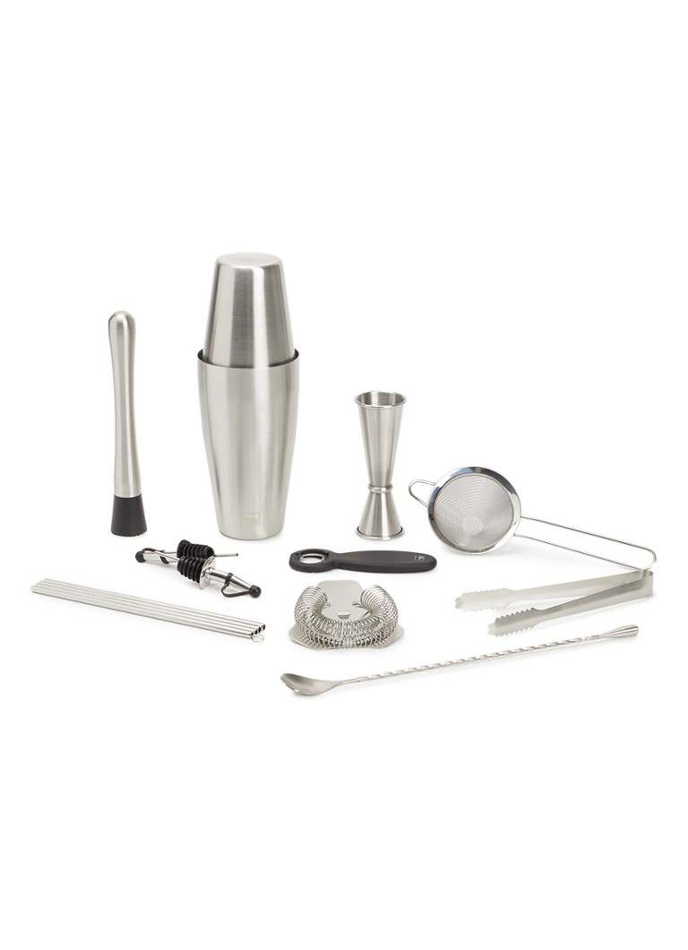 Vacu Vin Bar In A Box cocktailset 14-delig Zilver - Deal