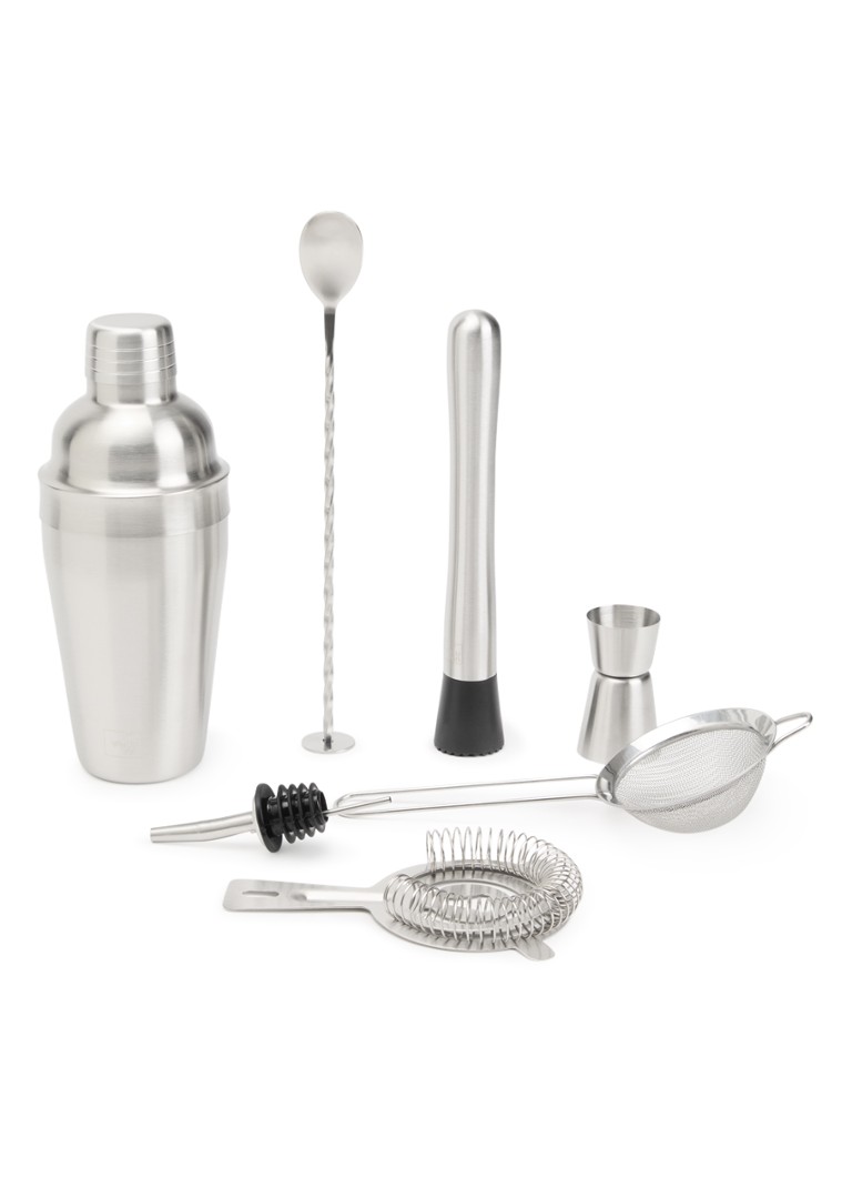 Vacu Vin Bar In A box cocktailset 7-delig Zilver - Deal
