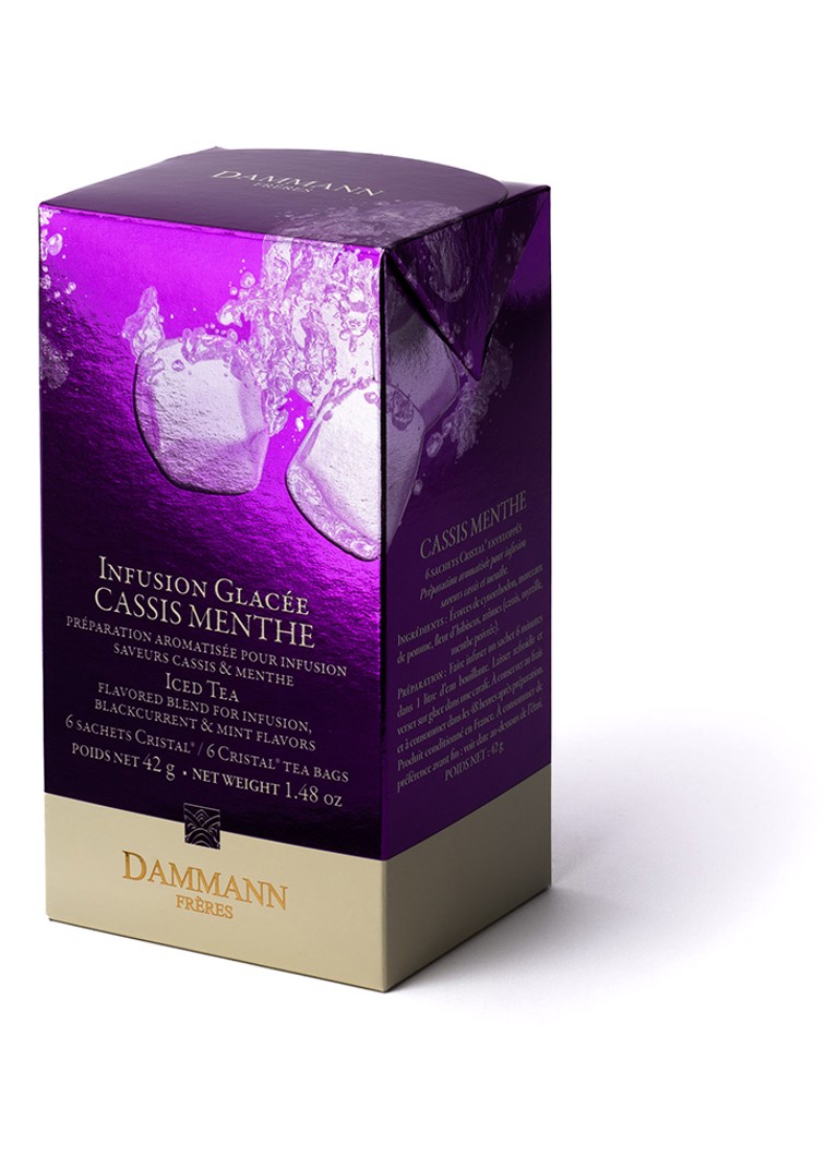 DAMMANN Frères Ice Tea Cassis Menthe theezakjes 6 x 30 gram - Deal