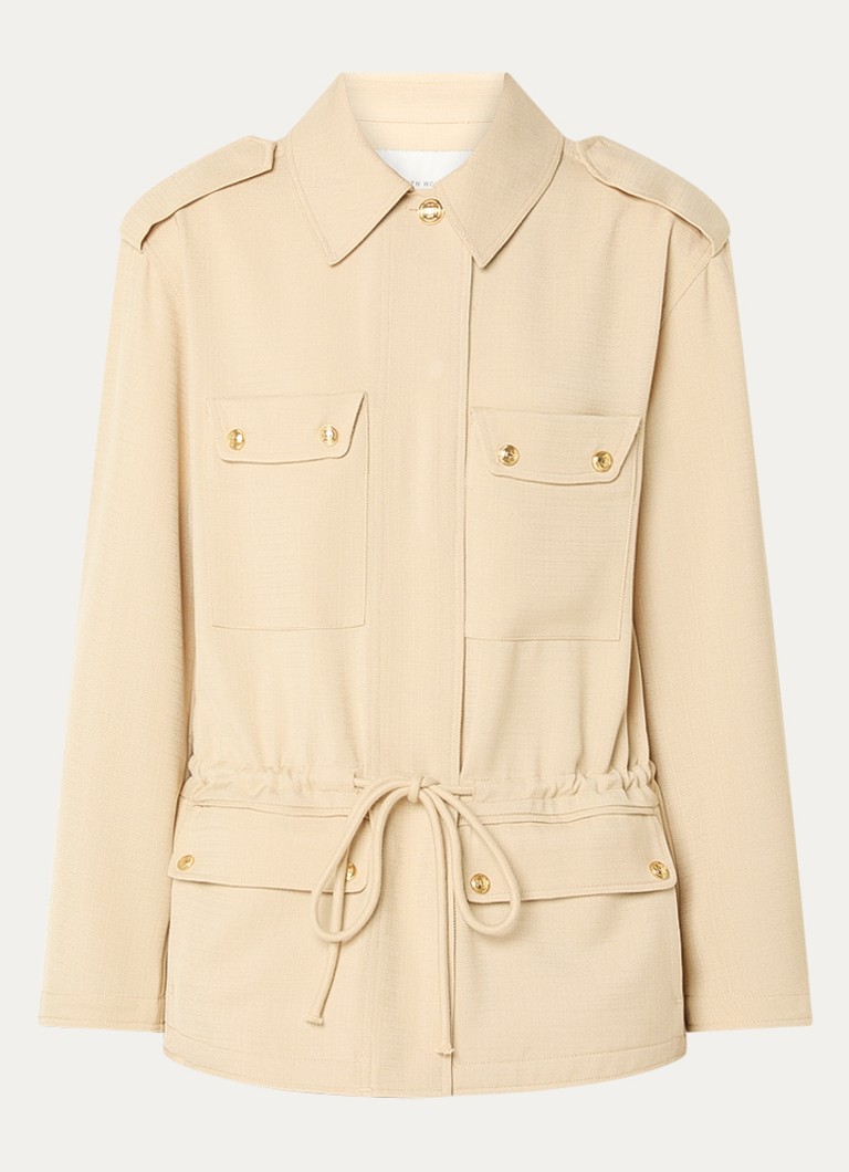 Fifth House Dames Mina jack met klepzakken in de kleur Beige