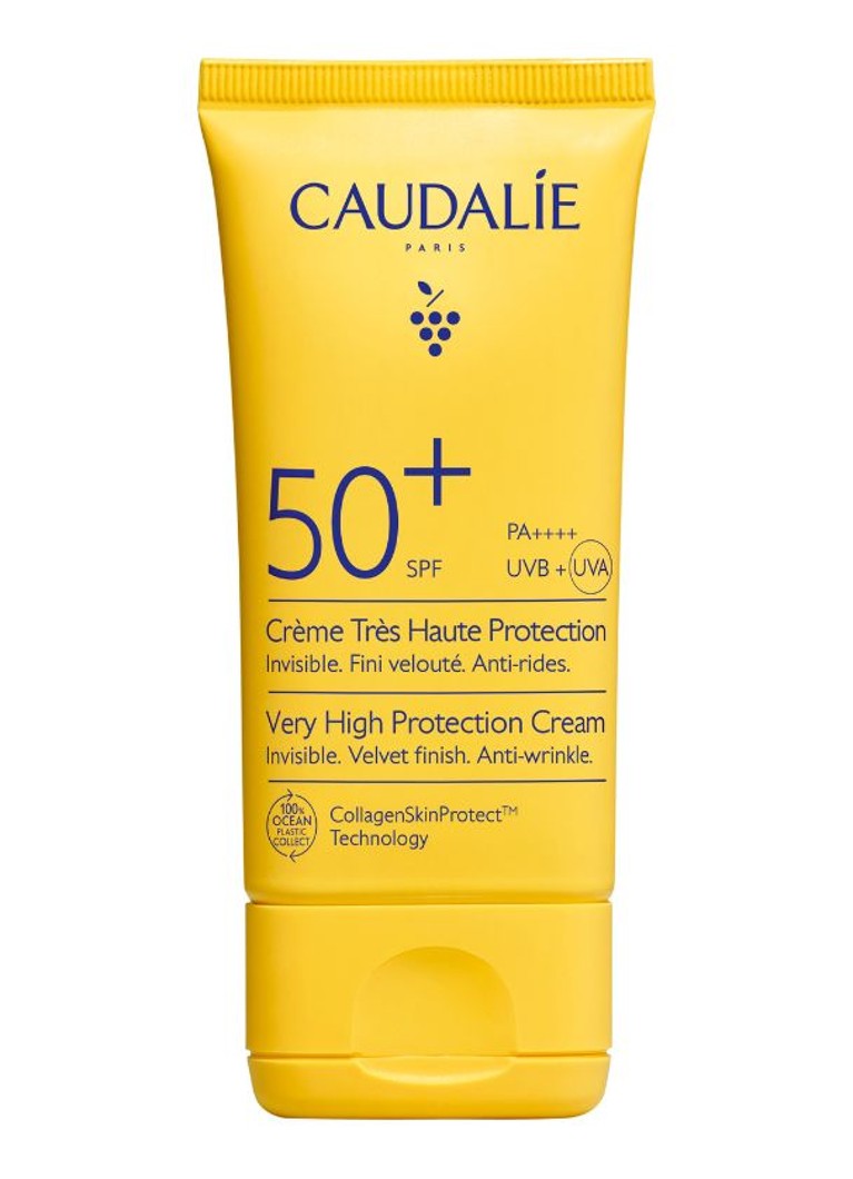 Caudalie Sun Crème Zeer Hoge Bescherming SPF50+ - zonnebrand voor het gezicht 50ml Verzorging - Deal