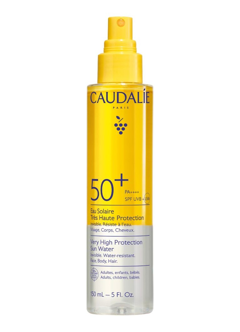 Caudalie Sun Zonnewater Zeer Hoge Bescherming SPF50+ - zonnebrand 150ml Verzorging - Deal
