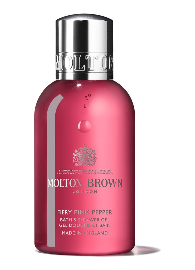 Molton Brown Fiery Pink Pepper Bath & Shower Gel - bad- & showergel 100ML Verzorging - Deal