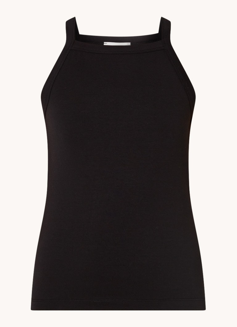 Modström Dames Dae tanktop met stretch in de kleur Zwart