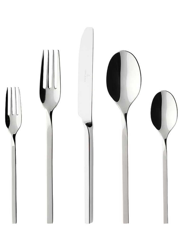 Villeroy & Boch NewWave bestekset 30-delig Zilver