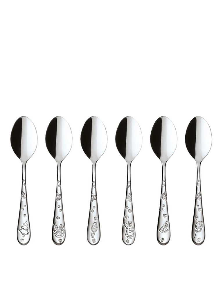 Villeroy & Boch Toy's Delight koffielepels 6-delig Zilver - Deal