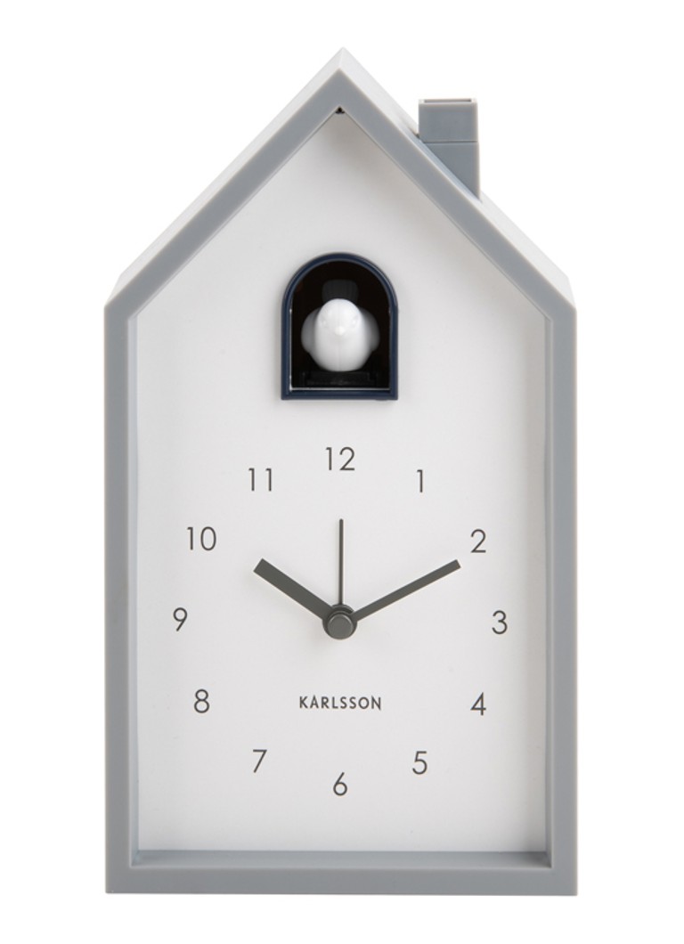 Karlsson Modern Cuckoo wekker Grijs - Deal