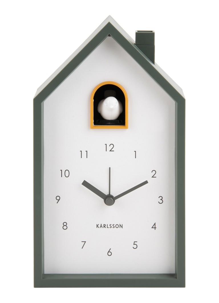 Karlsson Modern Cuckoo wekker Groen - Deal