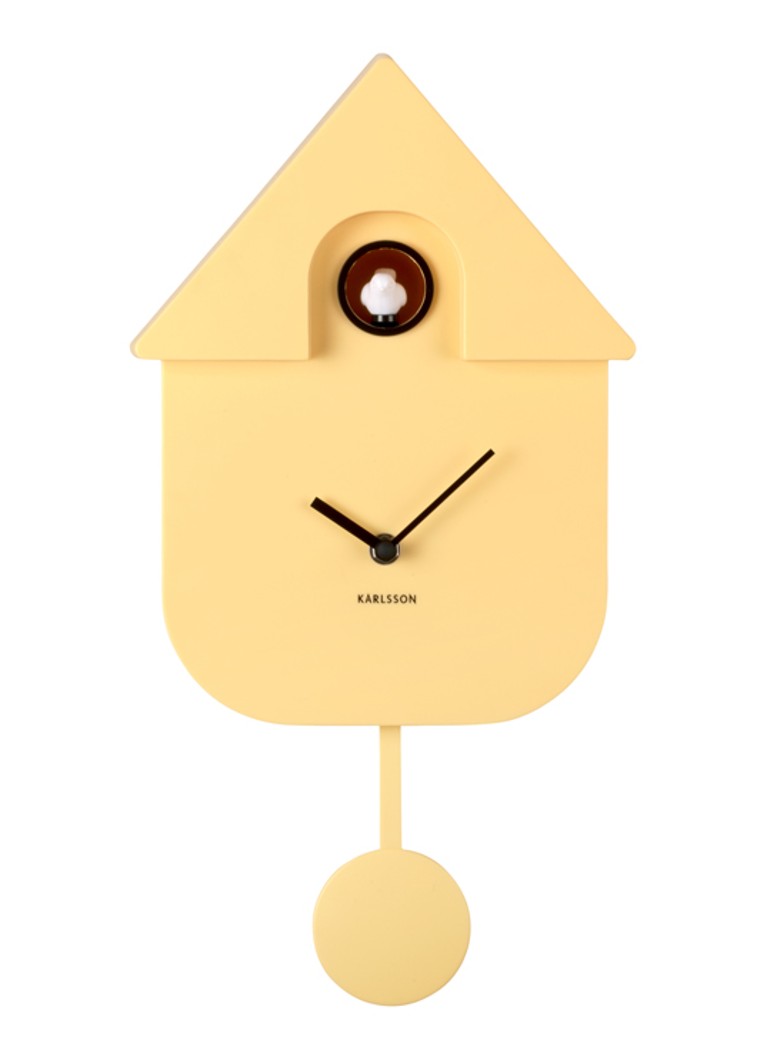Karlsson Modern Cuckoo klok Geel - Deal