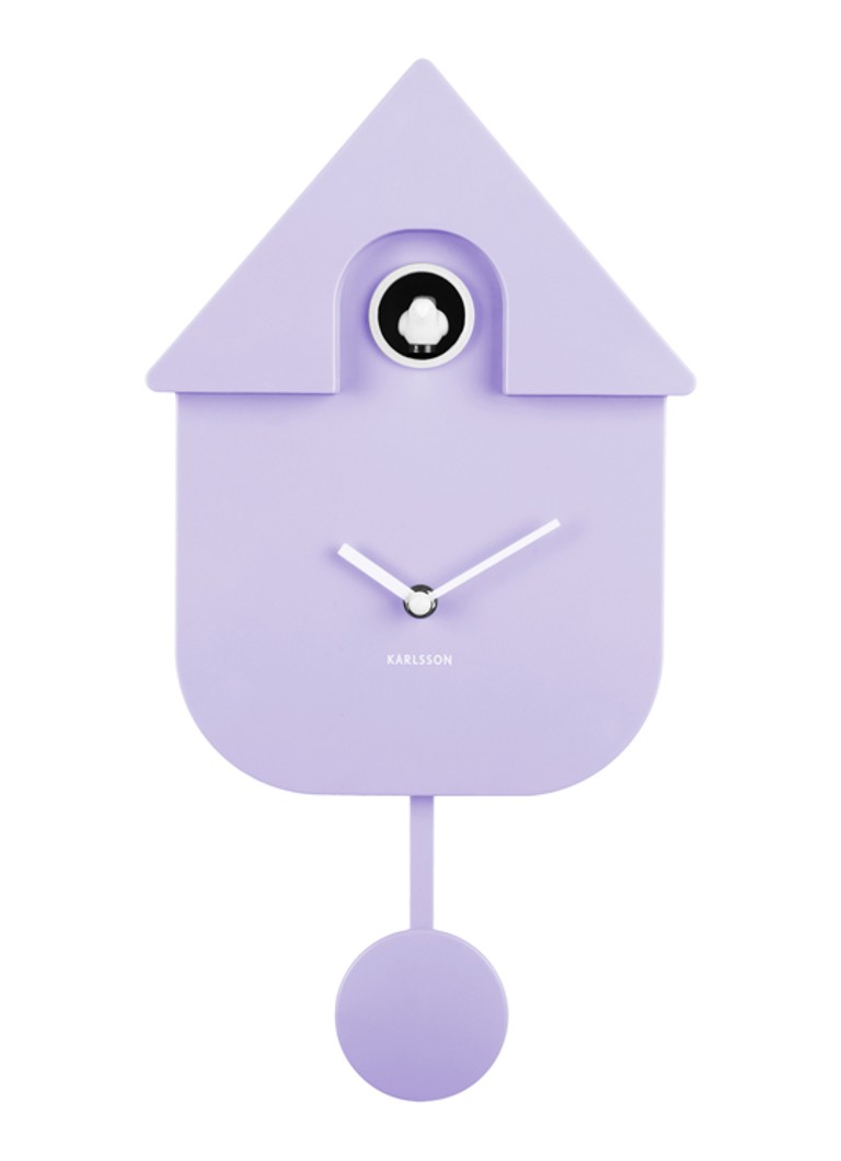 Karlsson Modern Cuckoo klok Lila - Deal