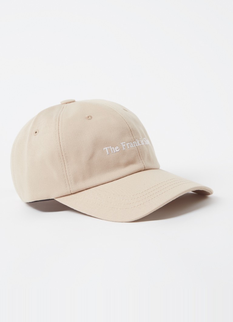 The Frankie Shop Dames Frankie pet met logoborduring in de kleur Zand, maat: ONE SIZE
