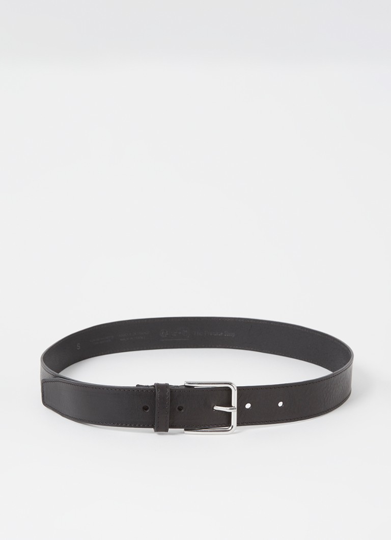 The Frankie Shop Dames Toni riem van leer in de kleur Zwart, maat: L