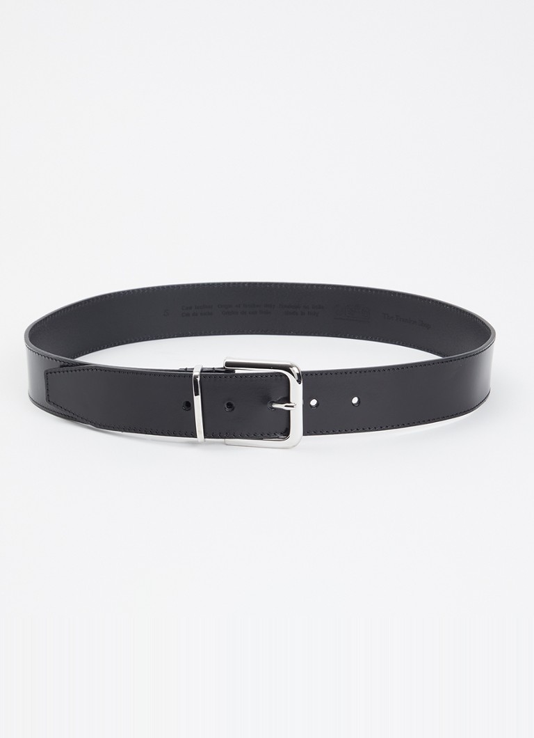 The Frankie Shop Dames Sarno riem van leer in de kleur Zwart, maat: L