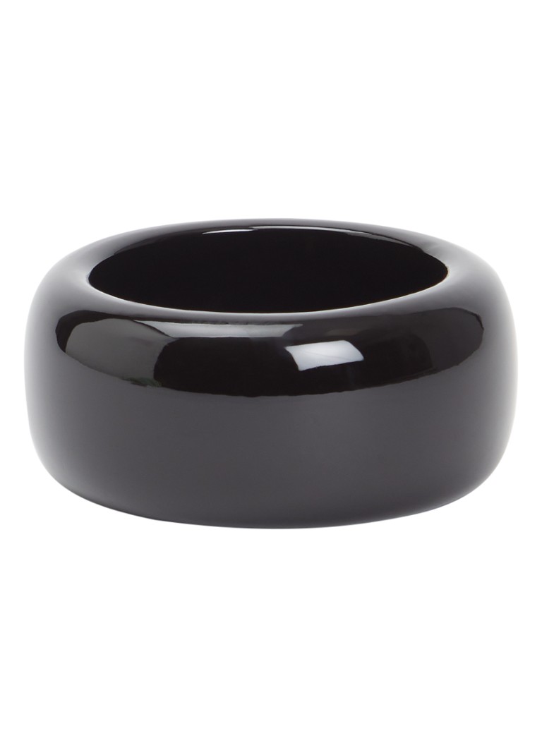 The Frankie Shop Dames Bangle in de kleur Donkerbruin, maat: One Size