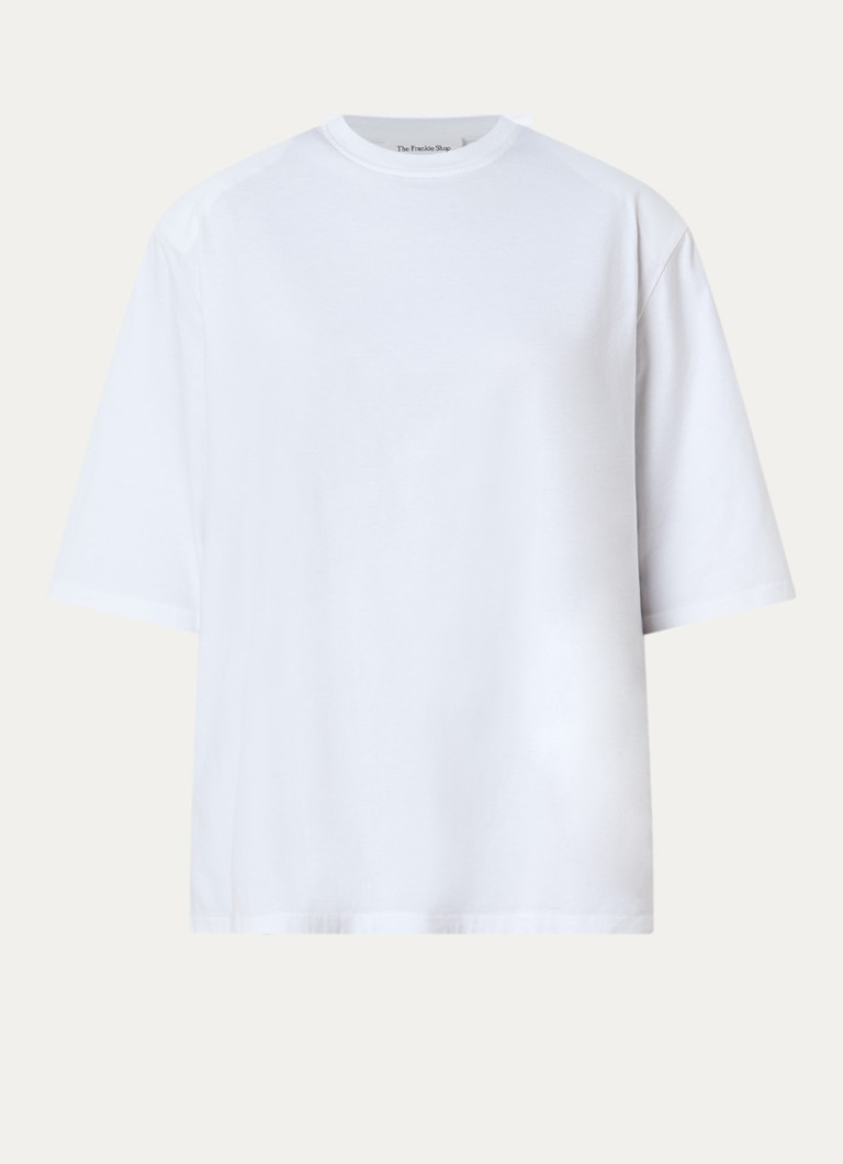 The Frankie Shop Dames Anira T-shirt met schoudervulling in de kleur Wit, maat: XS