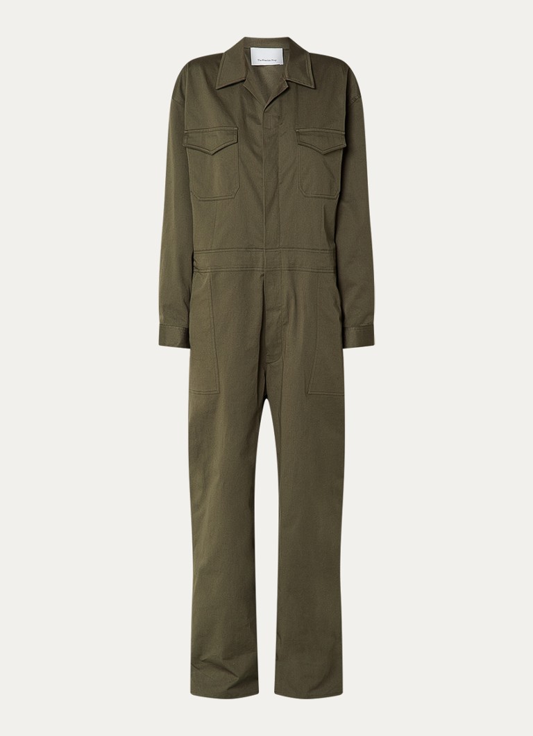 The Frankie Shop Dames Ardea loose fit jumpsuit met steekzakken in de kleur Groen, maat: XS
