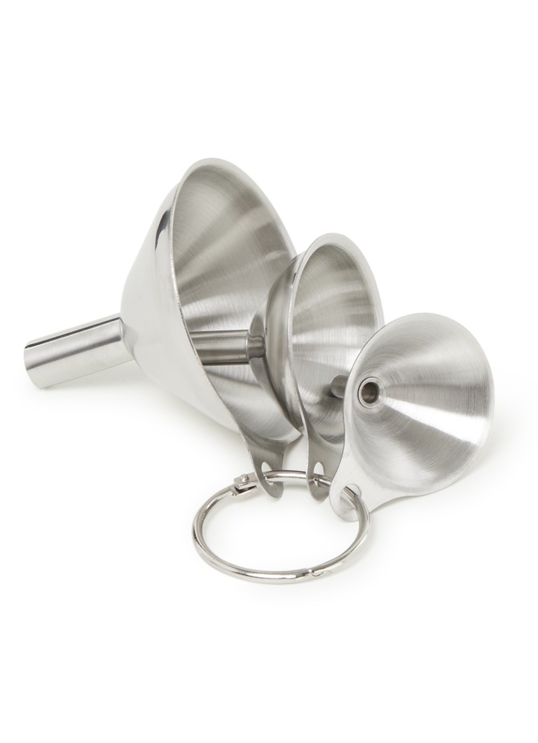 Westmark Mini trechter set van 3 Zilver - Deal