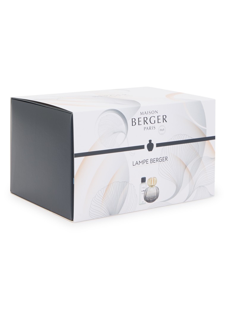 Maison Berger Lampe Berger Corali Grise cadeauset met Velours d'Orient navulling 250 ml Grijs - Deal