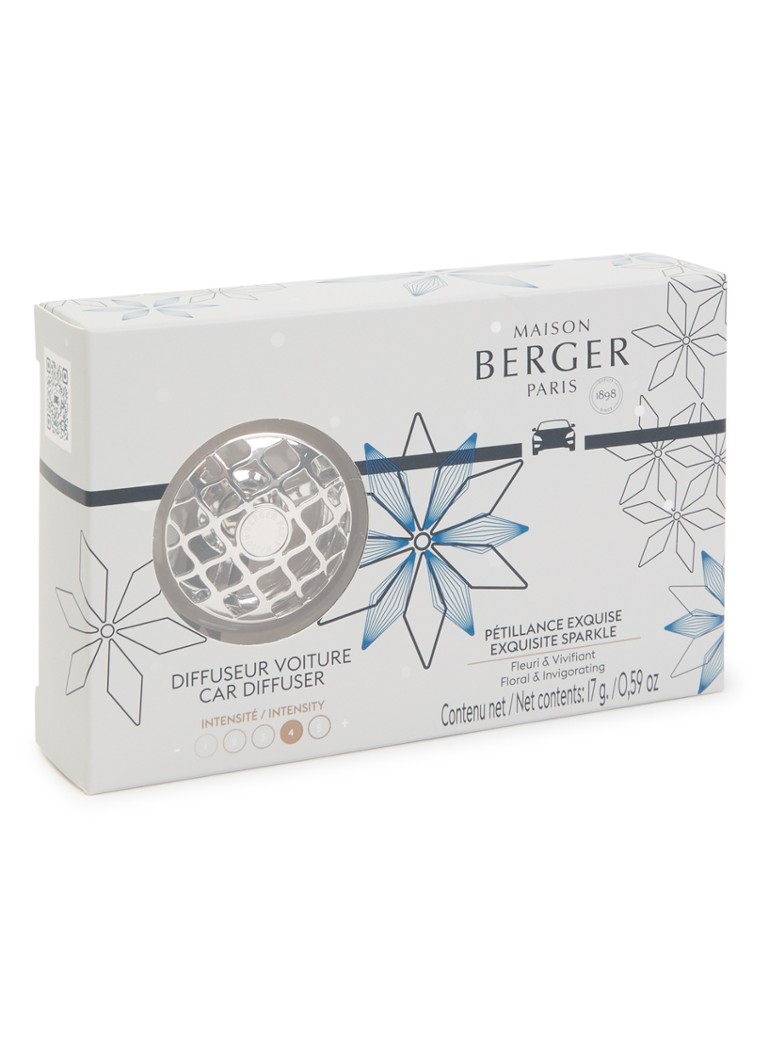 Maison Berger Rosalie Pétillance Exquise autodiffuser met navulling Zilver - Deal