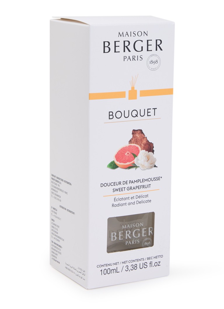 Maison Berger Sweet Grapefruit geurstokjes met navulling 100 ml Wit - Deal