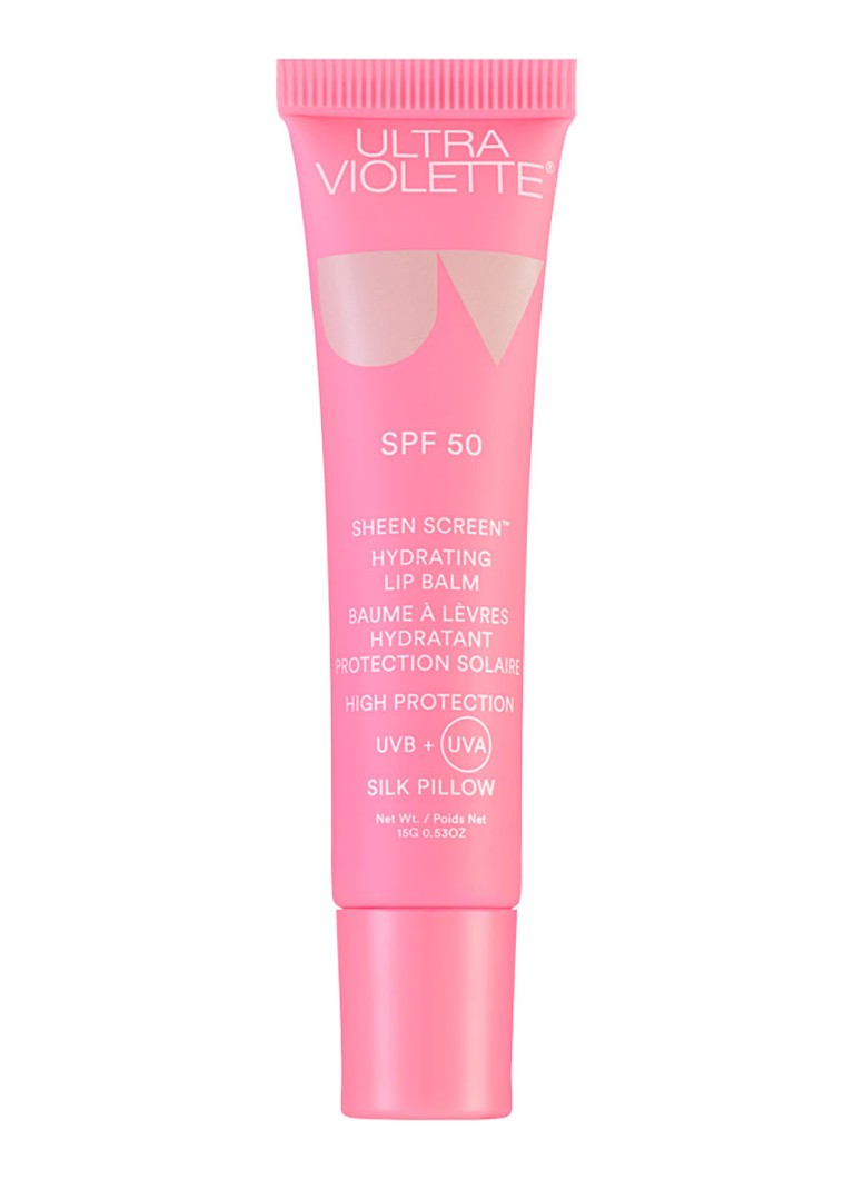 Ultra Violette Sheen Screen™ Hydrating Lip Balm SPF 50 - getinte lipbalsem Silk Pillow 1MAAT Make-up - Deal