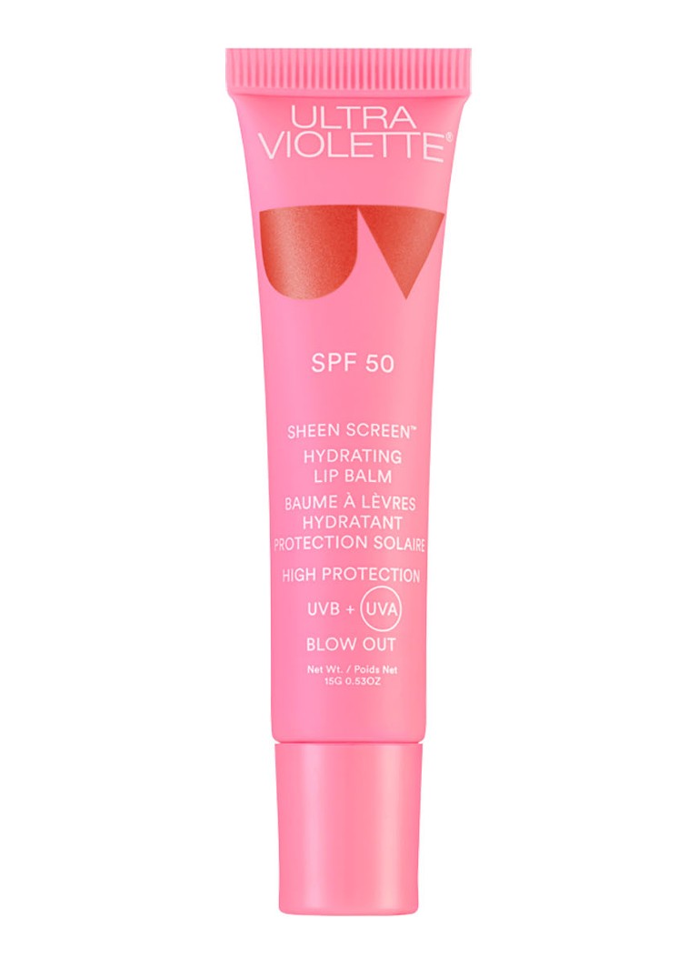 Ultra Violette Sheen Screen™ Hydrating Lip Balm SPF 50 - getinte lipbalsem Blow Out 1MAAT Make-up - Deal