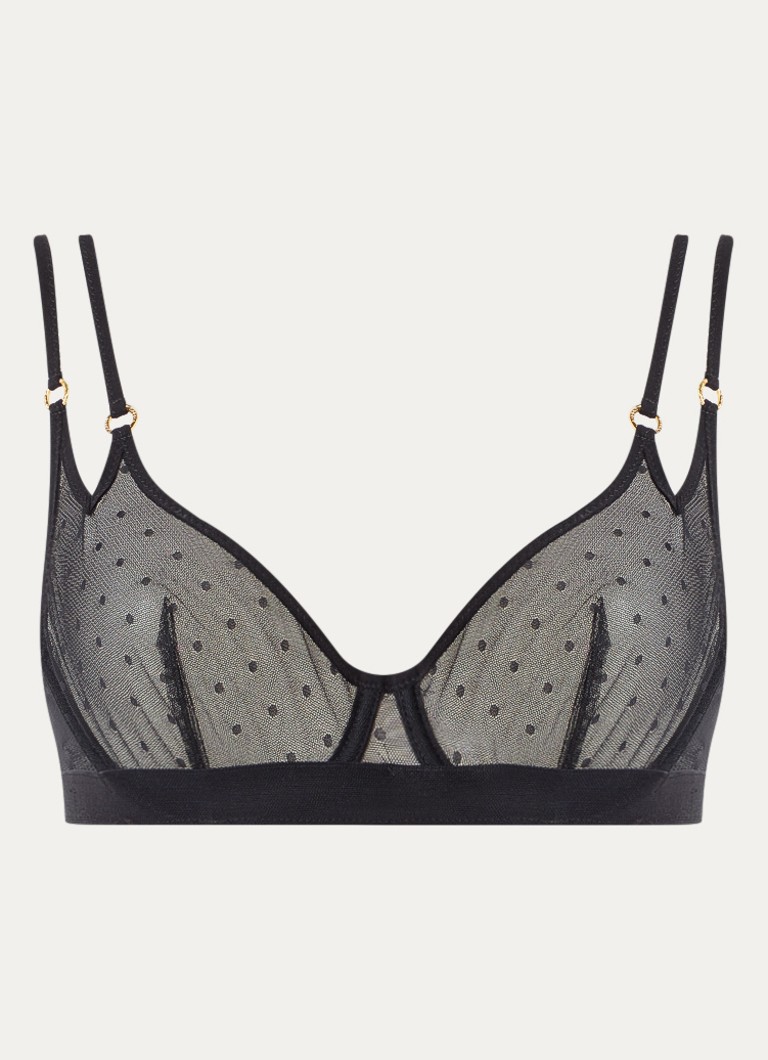 Sarda Dames Rincon beugel bh van mesh in de kleur Zwart