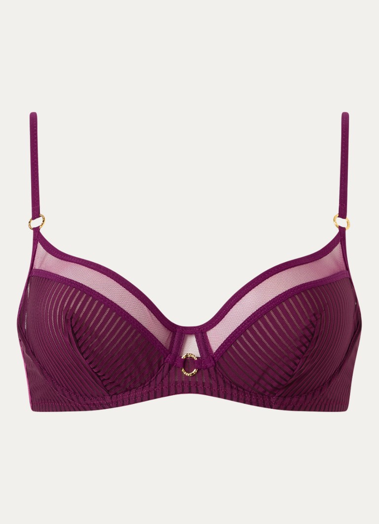 Sarda Dames Radia beugel bh van mesh in de kleur Paars
