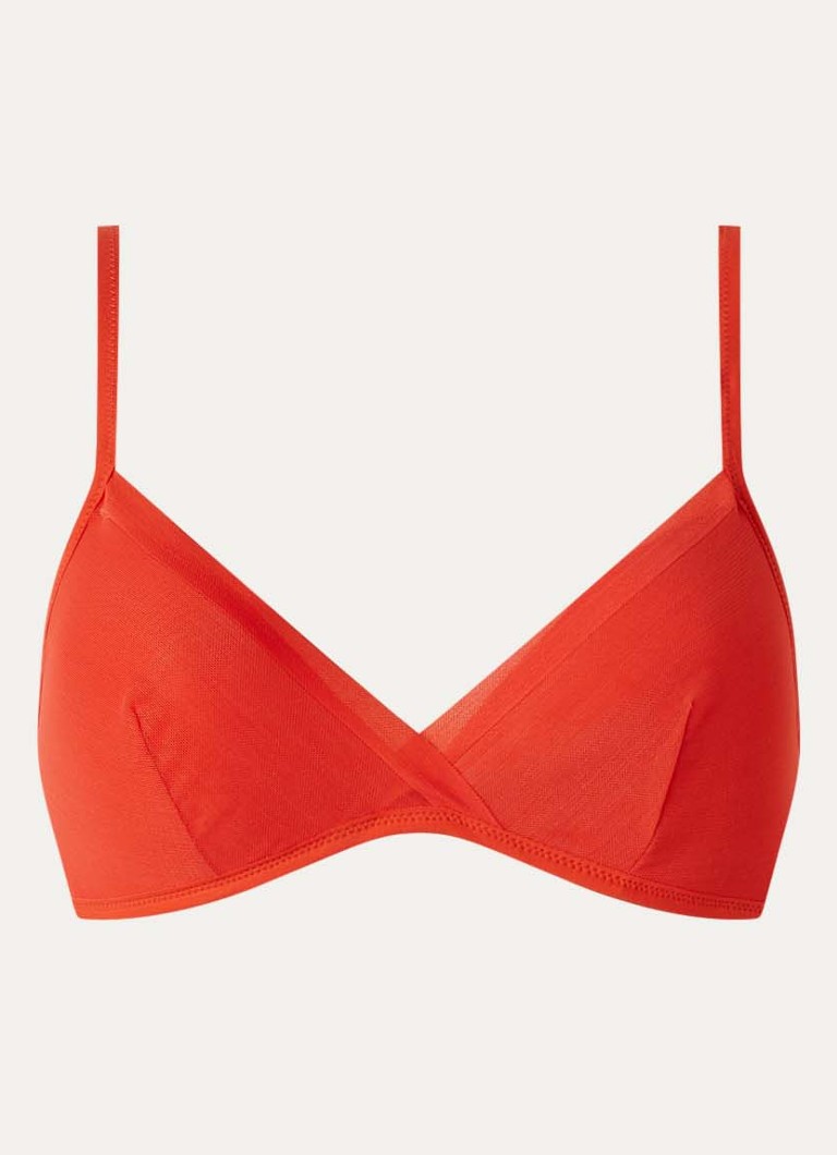 Sarda Dames Chalmers voorgevormde bh met mesh overlay in de kleur Rood