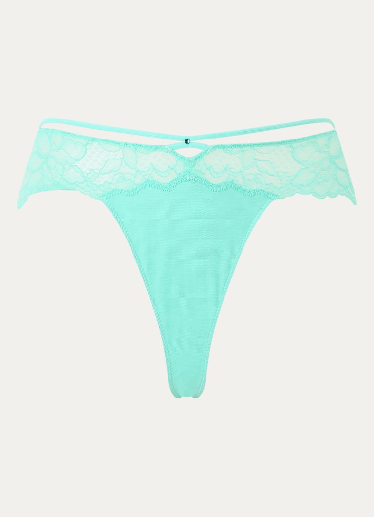 Sarda Dames Amelia string in de kleur Zeegroen