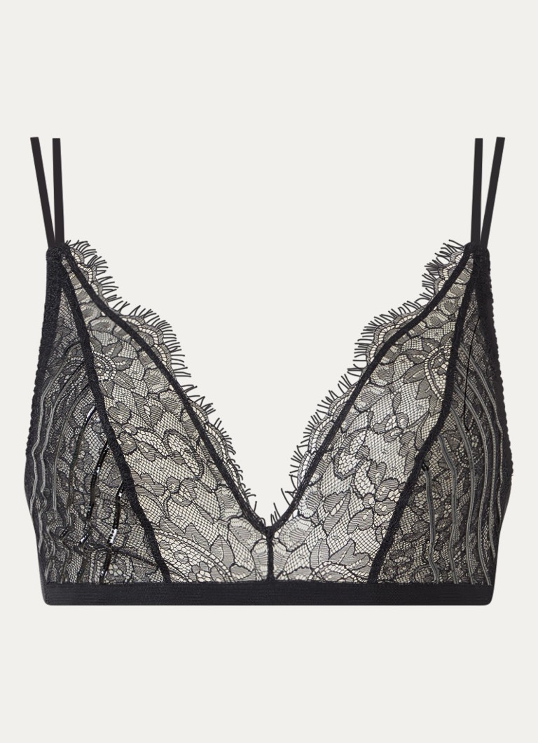 Sarda Dames Chaika bralette van kant in de kleur Zwart