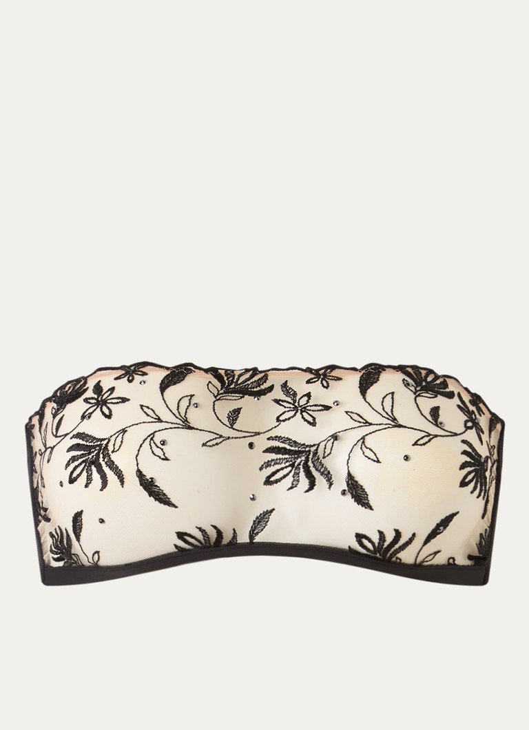 Sarda Dames Shay strapless bh van mesh in de kleur Zwart
