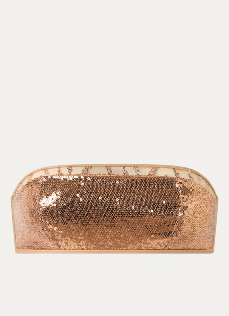 Sarda Dames Milhon strapless bh met pailletten in de kleur Beige