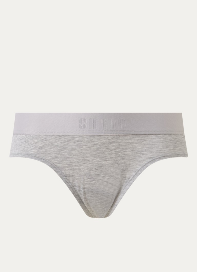 Sarda Dames Sifan hipster met logoband in de kleur Grijsmele