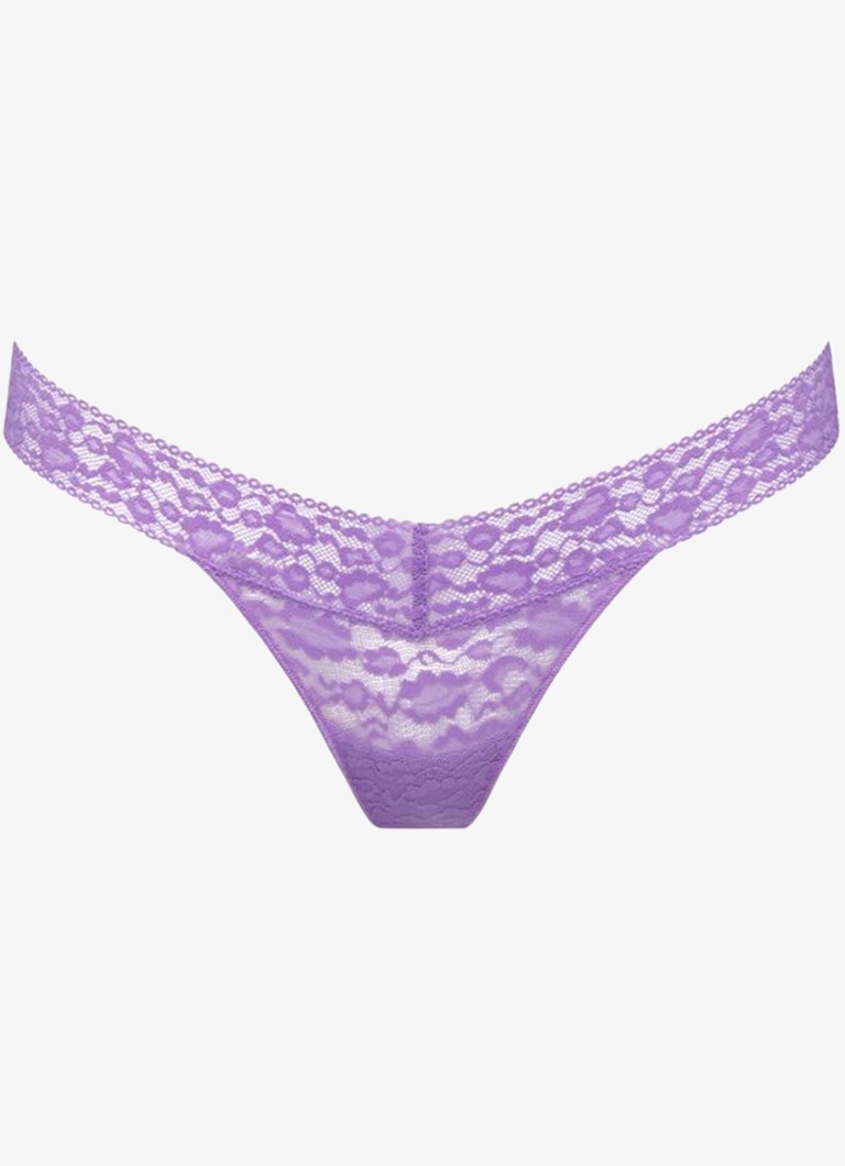 Sarda Dames Cid string van kant in de kleur Lavendel