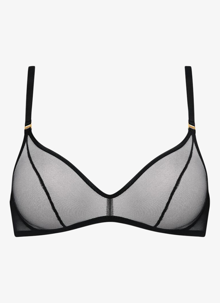 Sarda Dames Tegla bralette van mesh in de kleur Zwart