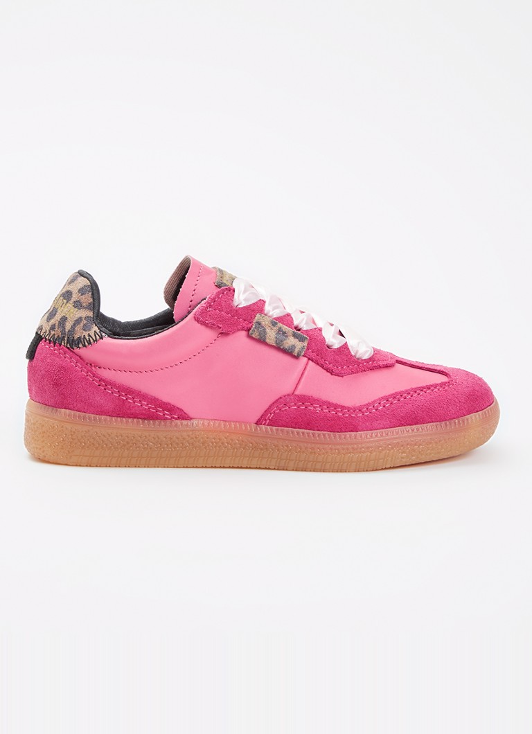 Steve Madden Meisjes Jemporia-S sneaker met suède details in de kleur Roze, maat: 33